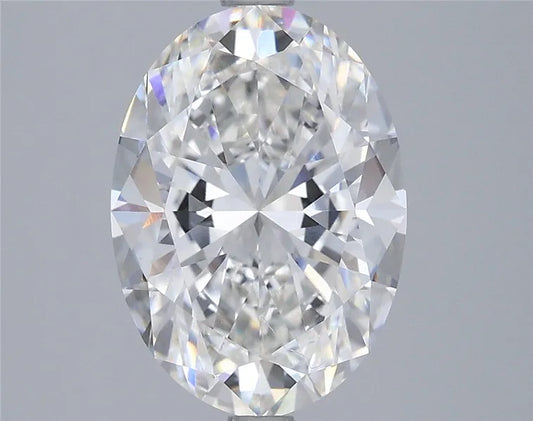 3.52ct Oval Lab Grown Diamond (Colour F, Clarity VVS2, IGI Certified)