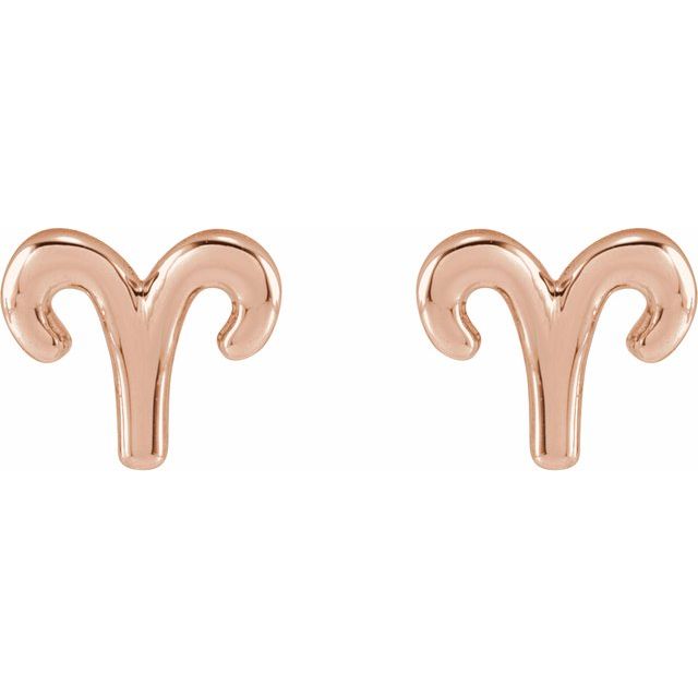 Zodiac Stud Earrings
