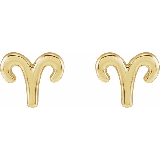 Zodiac Stud Earrings