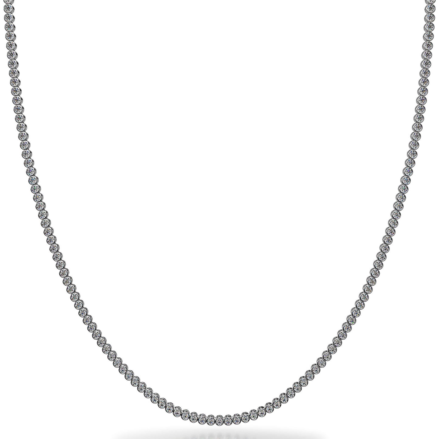 Bezel Riviera Necklace