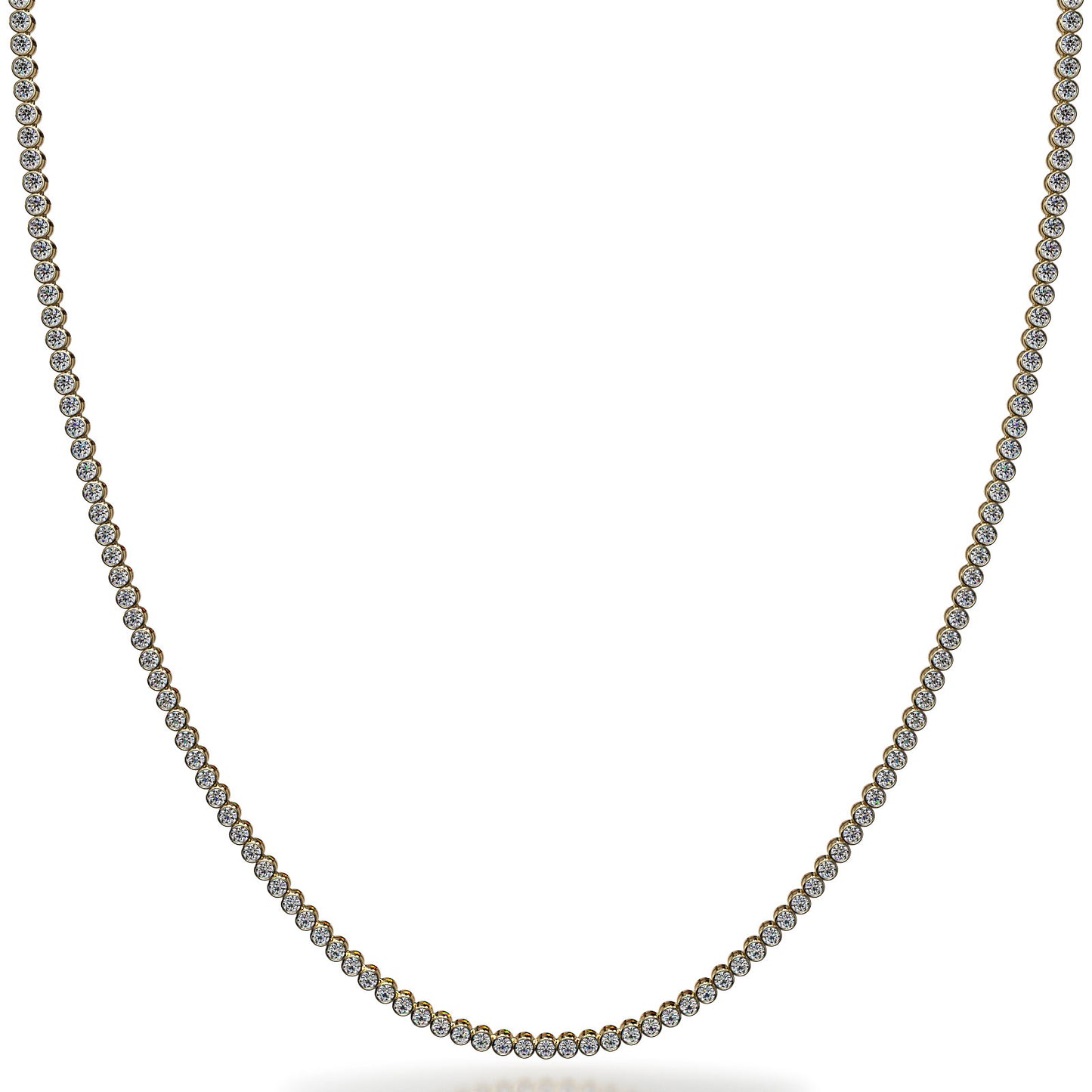 Bezel Riviera Necklace