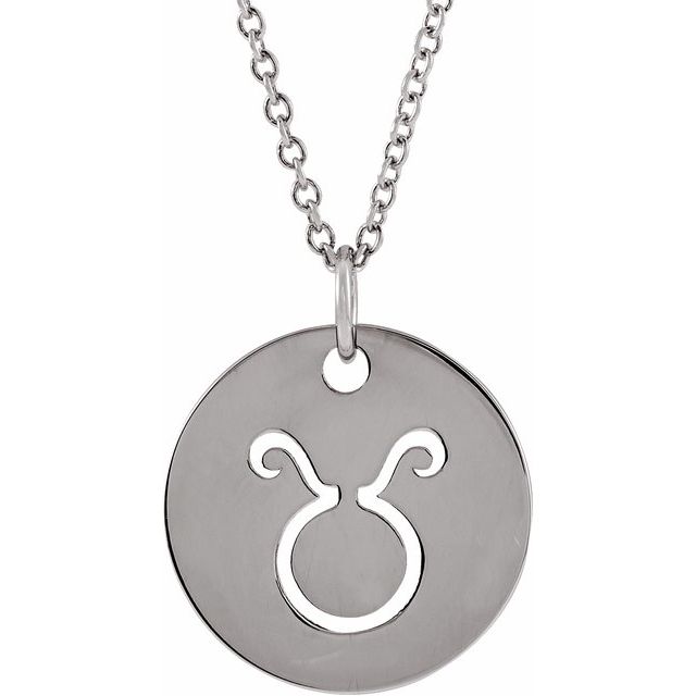 Zodiac Disc Pendant