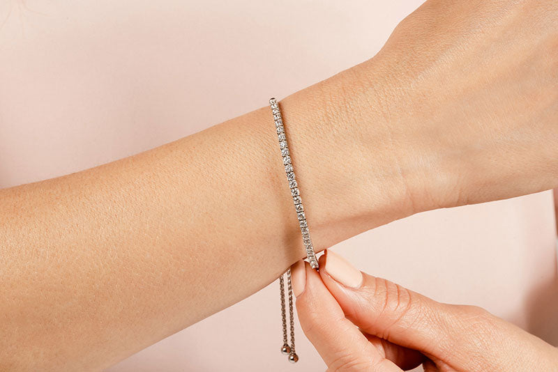 Lab Grown Adjustable Bracelet